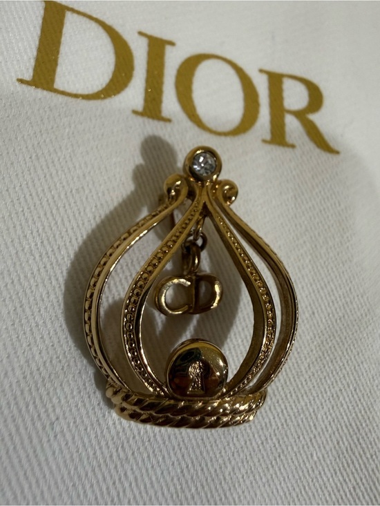 Dior Jewelry - Authentic vintage Christian Dior Cage "Crown" brooch